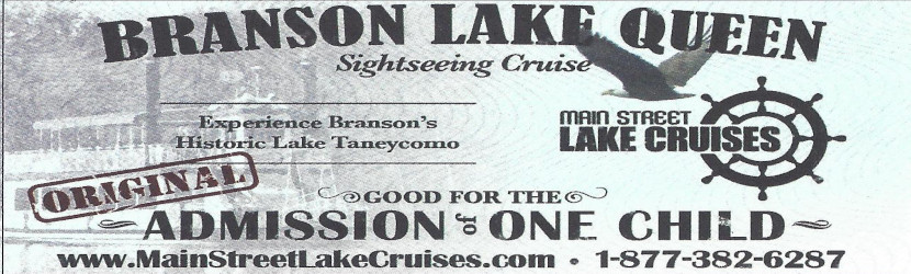 Branson Lake Queen Sightseeing ticket